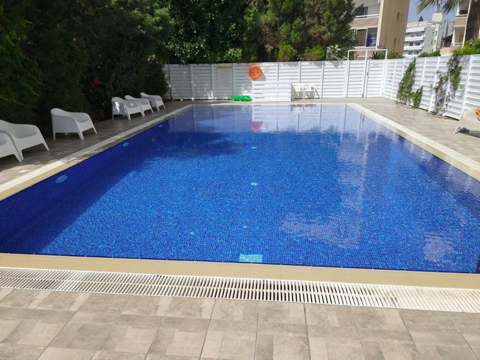 Sea Krystel 603 Apartment Larnaca Ruang foto